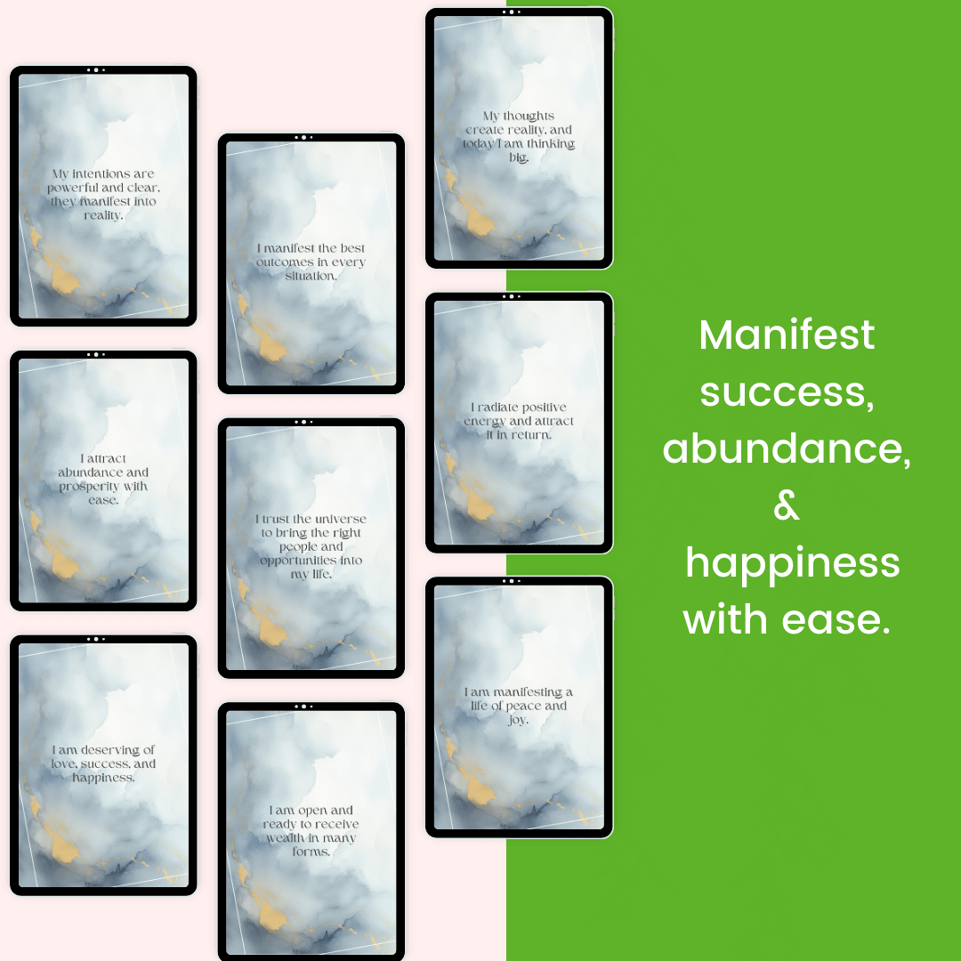 25 Manifestation Affirmations Templates