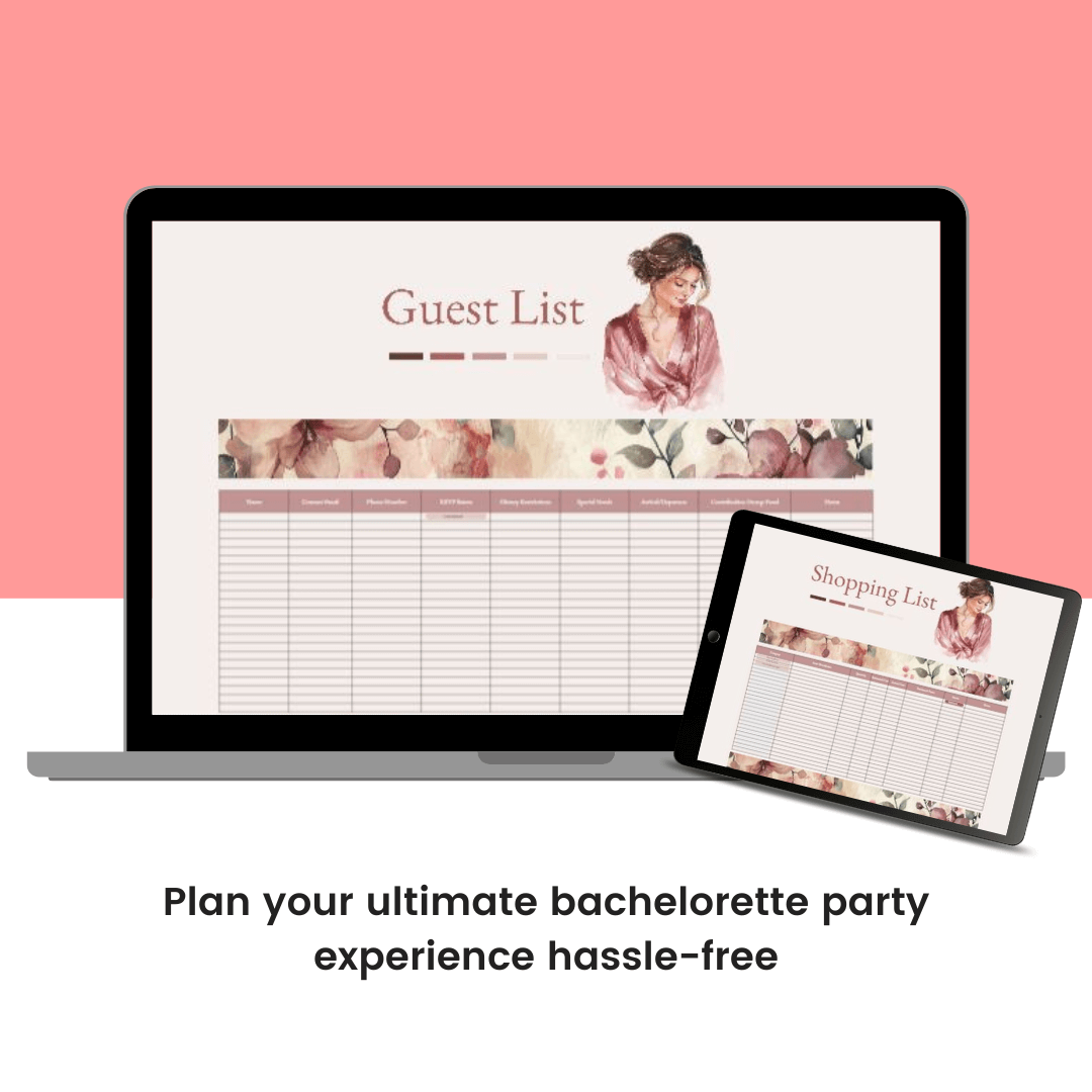 Bachelorette Planner Templates