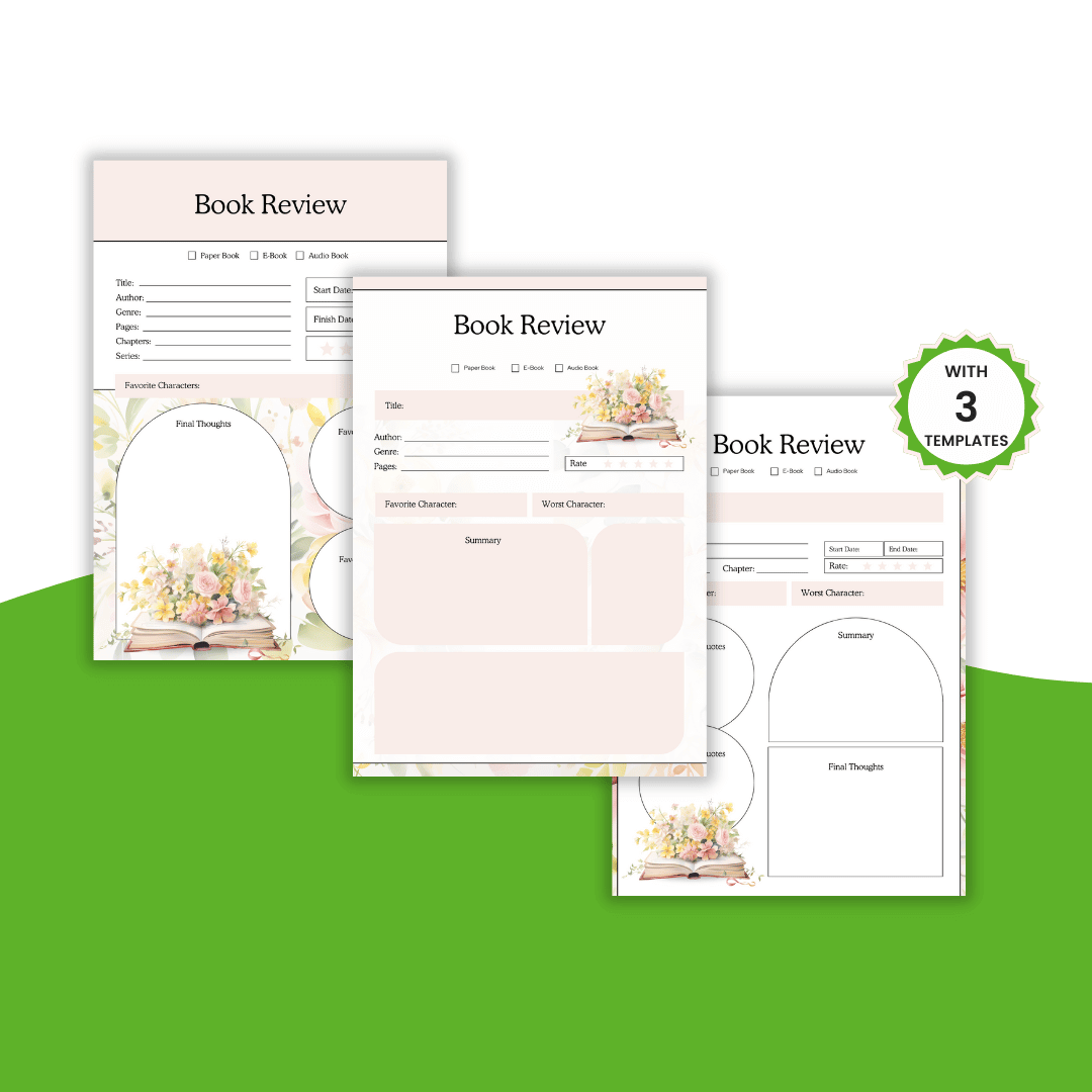 Book Review Template Images