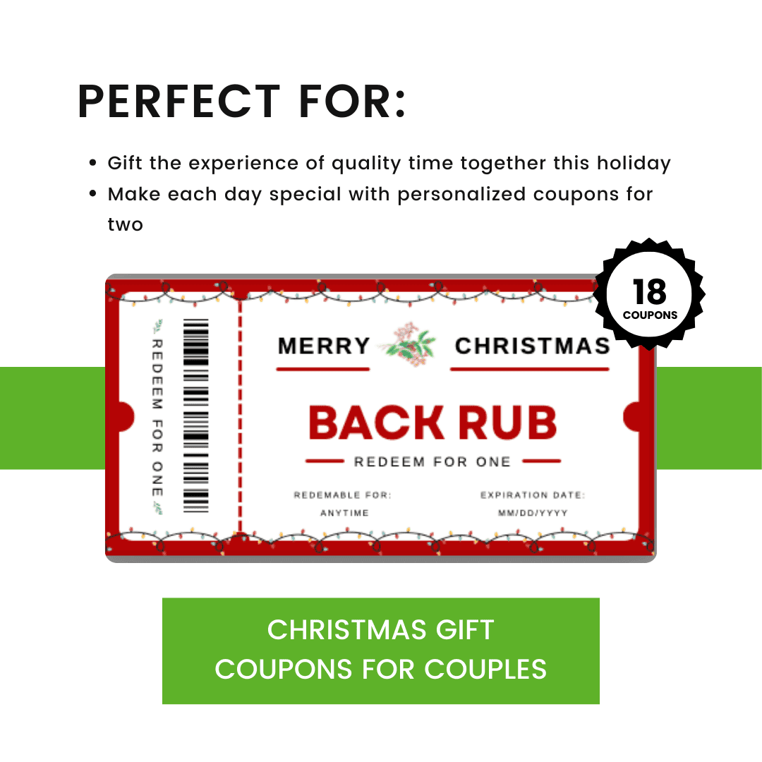 Christmas Gift Coupons For Couples Perfect For Holiday