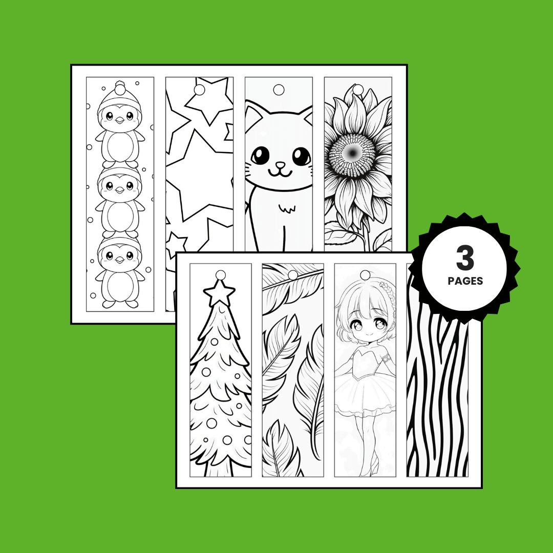 Coloring Bookmarks Templates