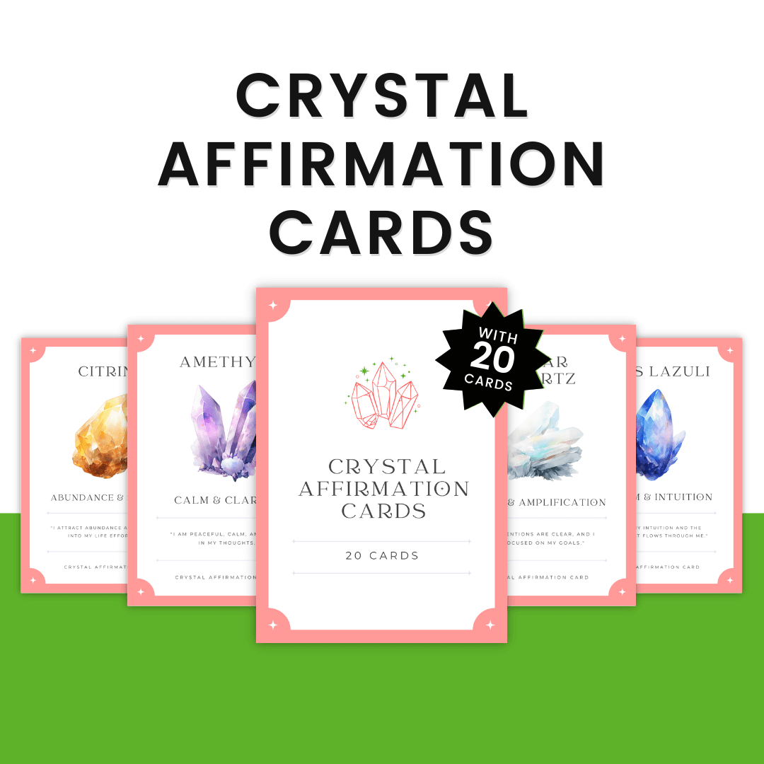 Crystal Affirmation Cards