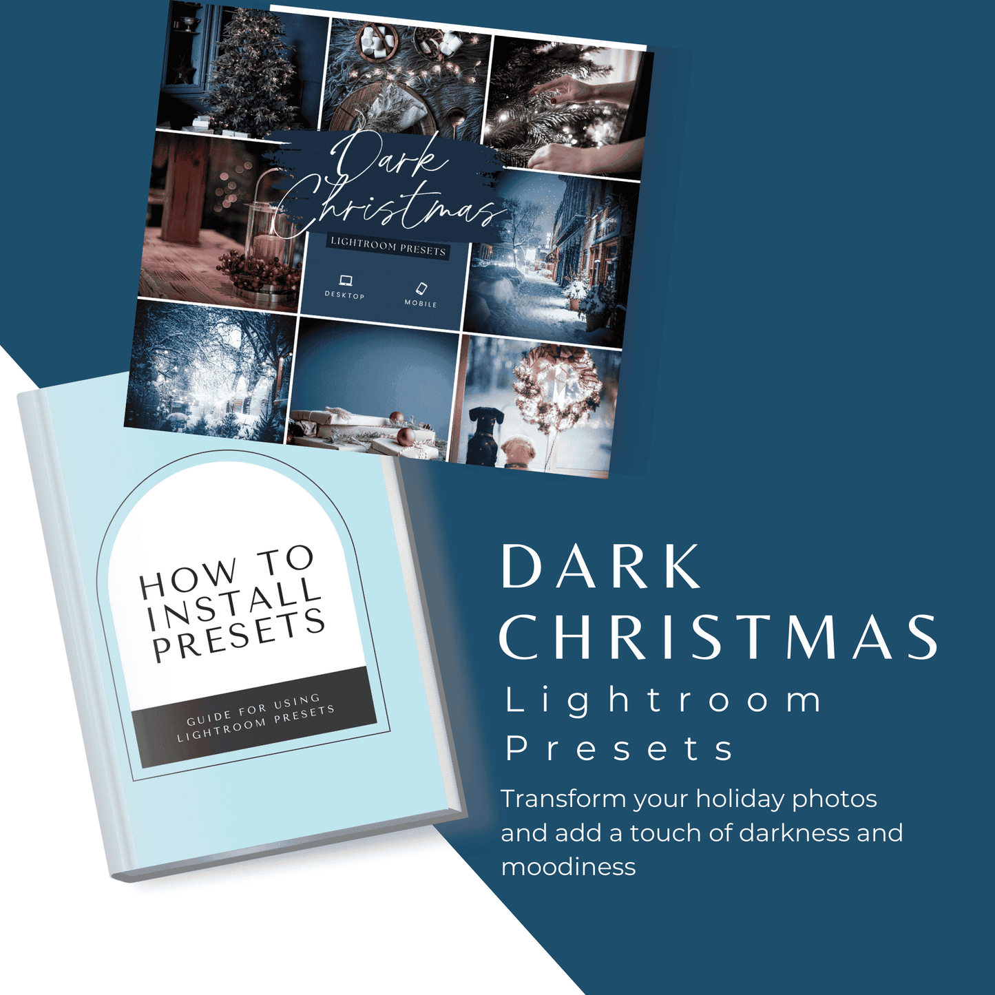 Dark Christmas Lightroom Presets HobbyScool