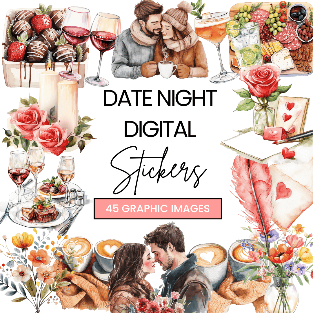 Date Night Digital Stickers