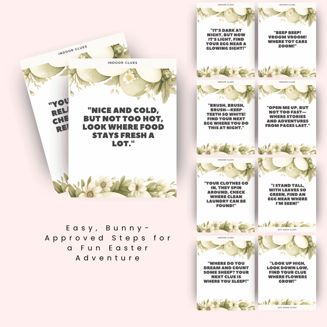 Easter Egg Hunt Instructions Template