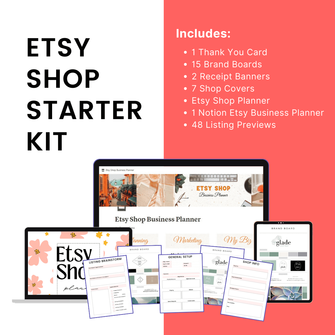 Etsy Shop Starter Kit