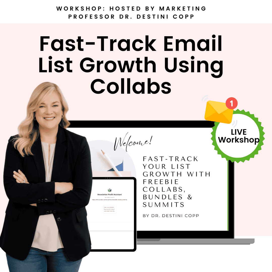 Fast-Track Your List Growth with Freebie Collabs, Bundles & Summits Workshop