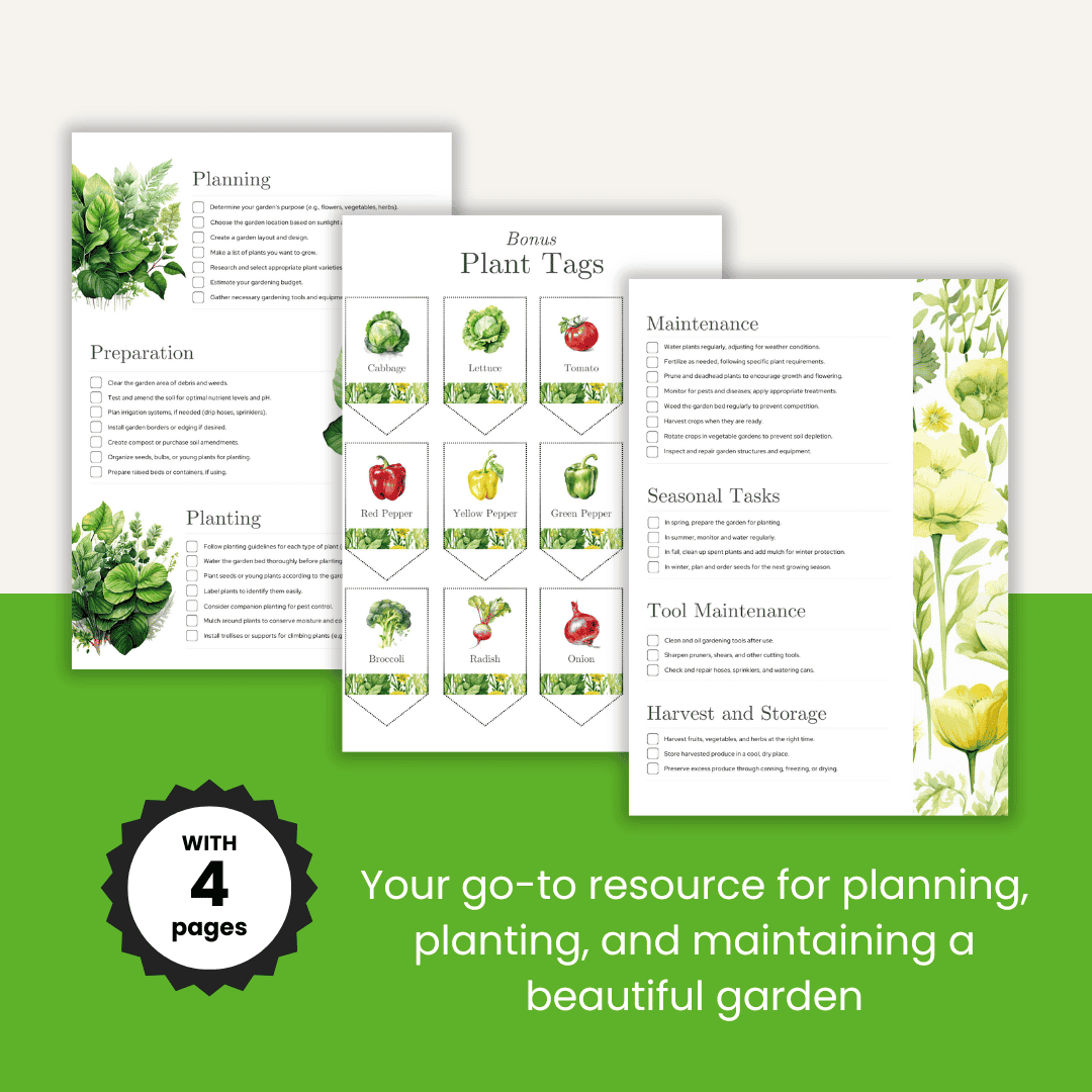 Gardening Checklist Images