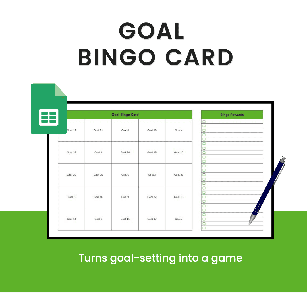 Goal Bingo Card