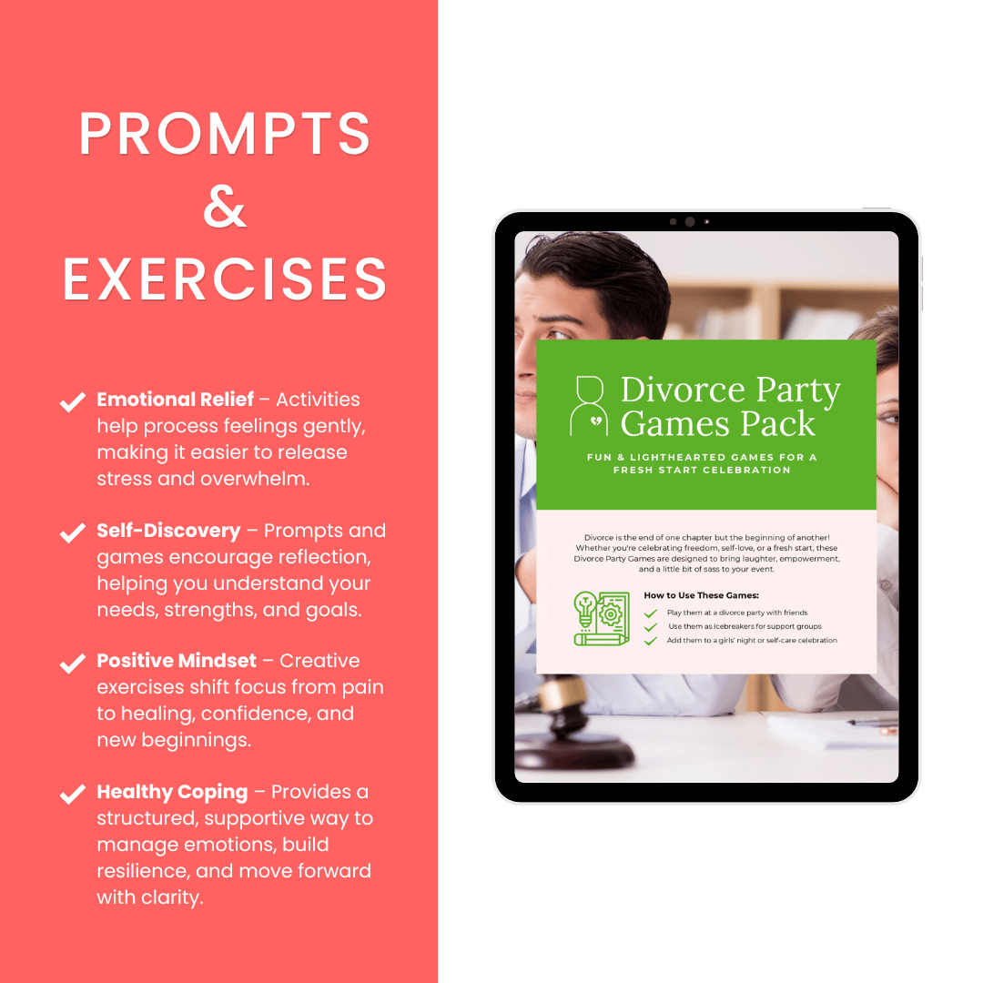 Divorce Games Activity Pages Template 2