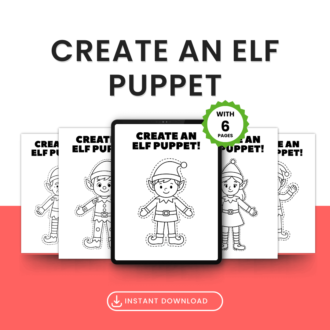 Create An Elf Puppet Mock up