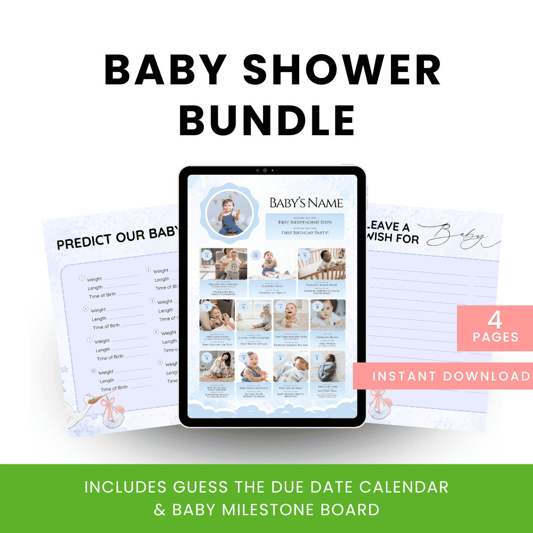 Hobbyscool Baby Shower Bundle Mockup