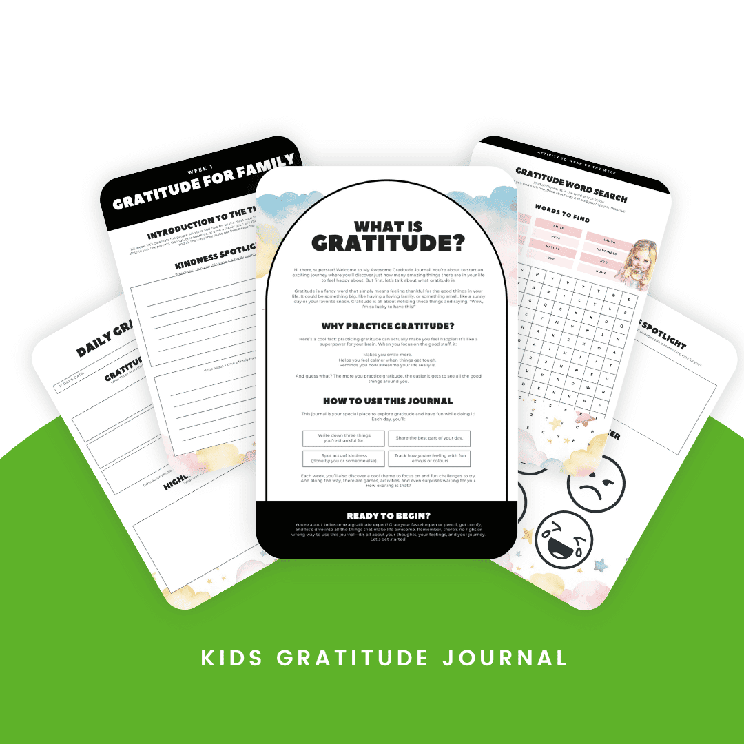 Kids Gratitude Journal Images