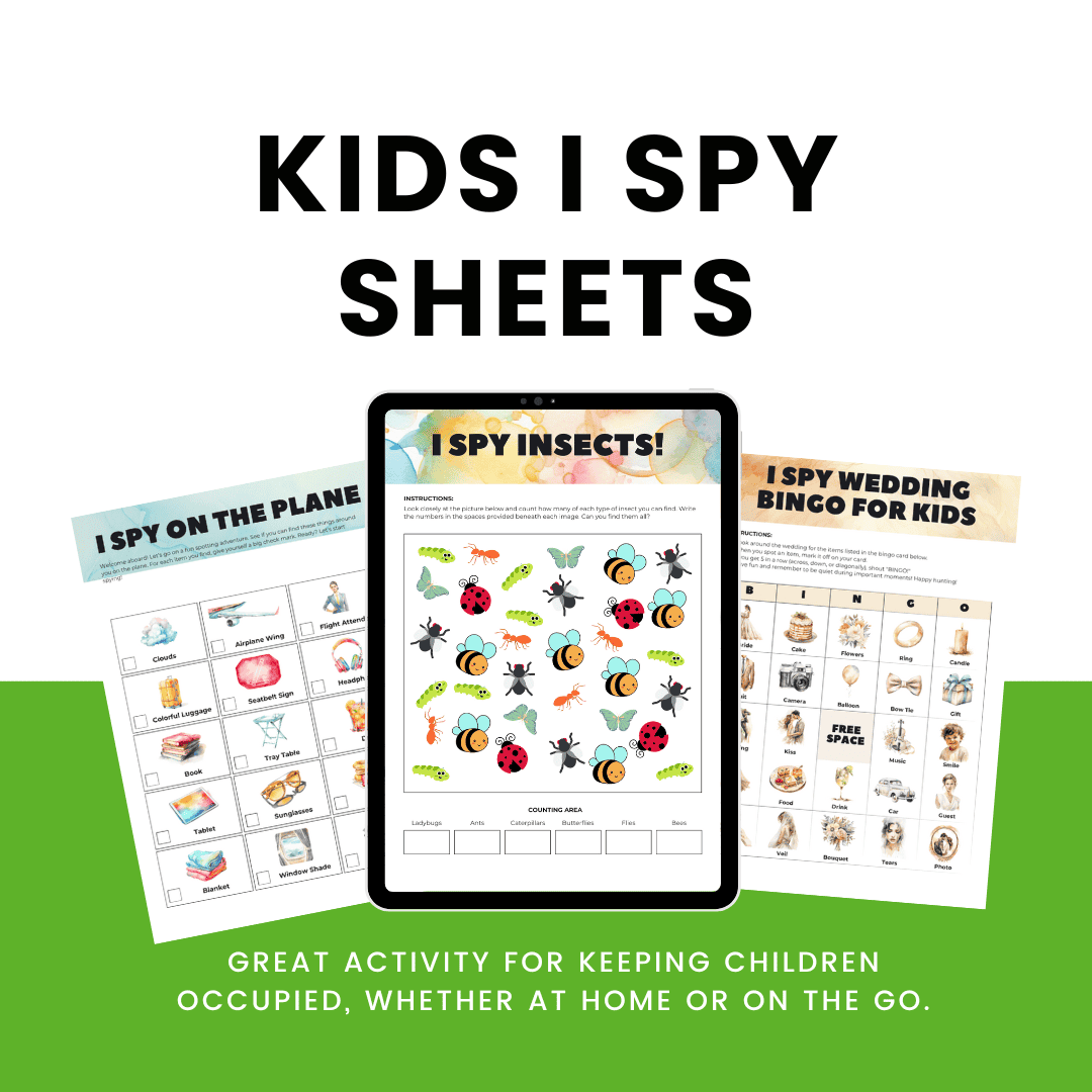Kids I Spy Sheets