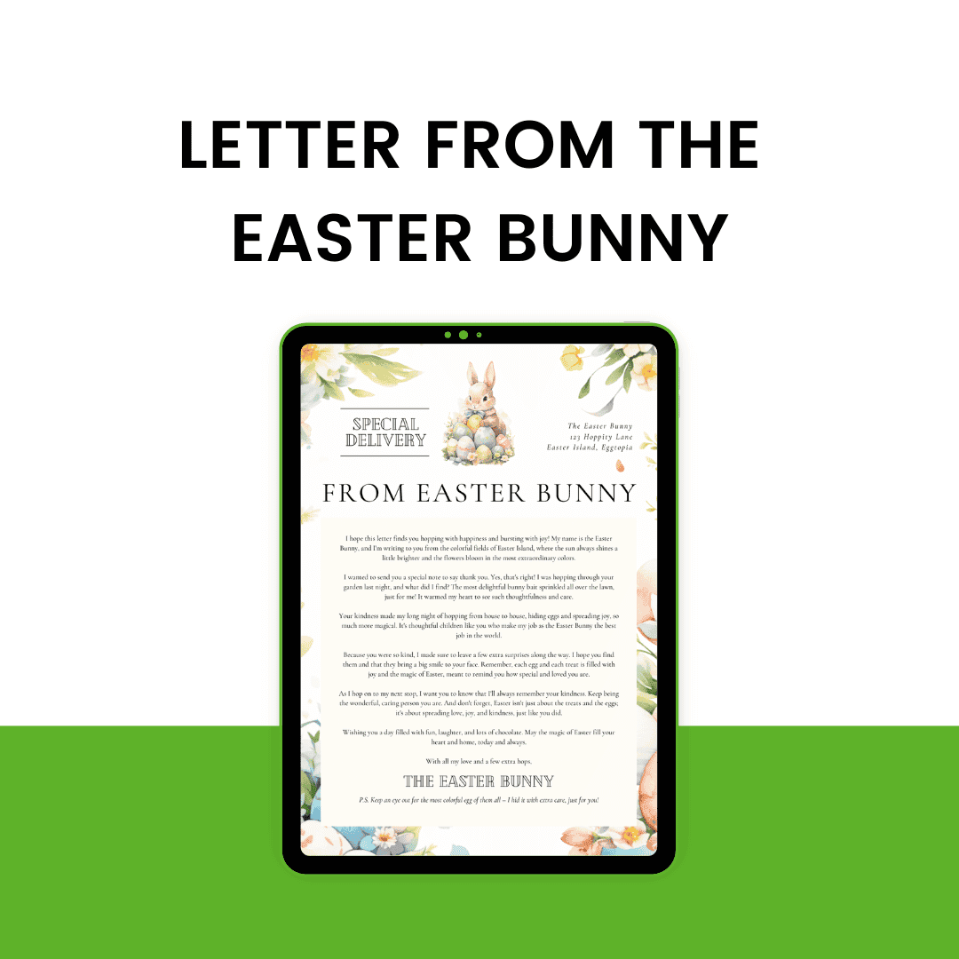 Letter From The Easter Bunny