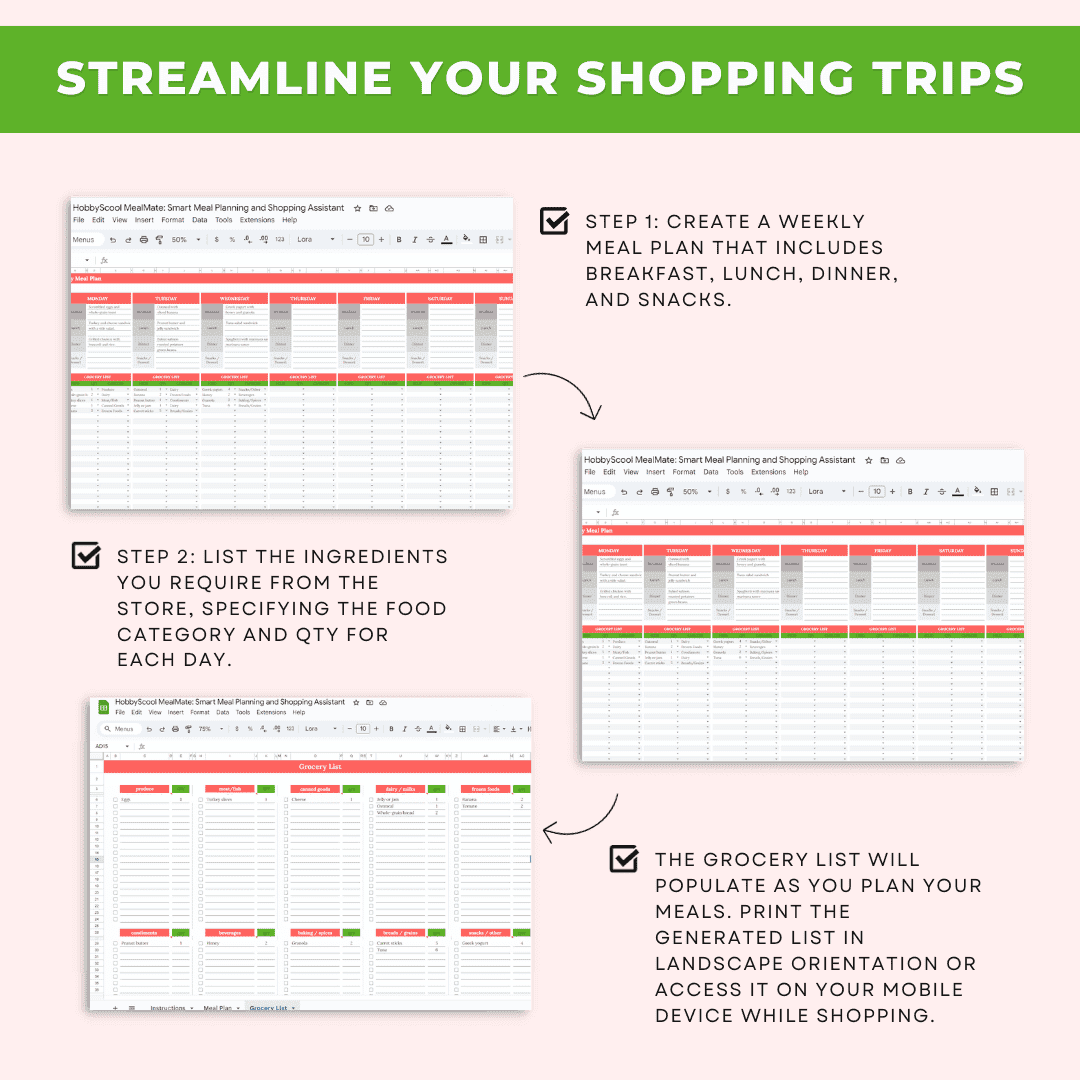 MealMate: Smart Meal Planning and Shopping Assistant HobbyScool