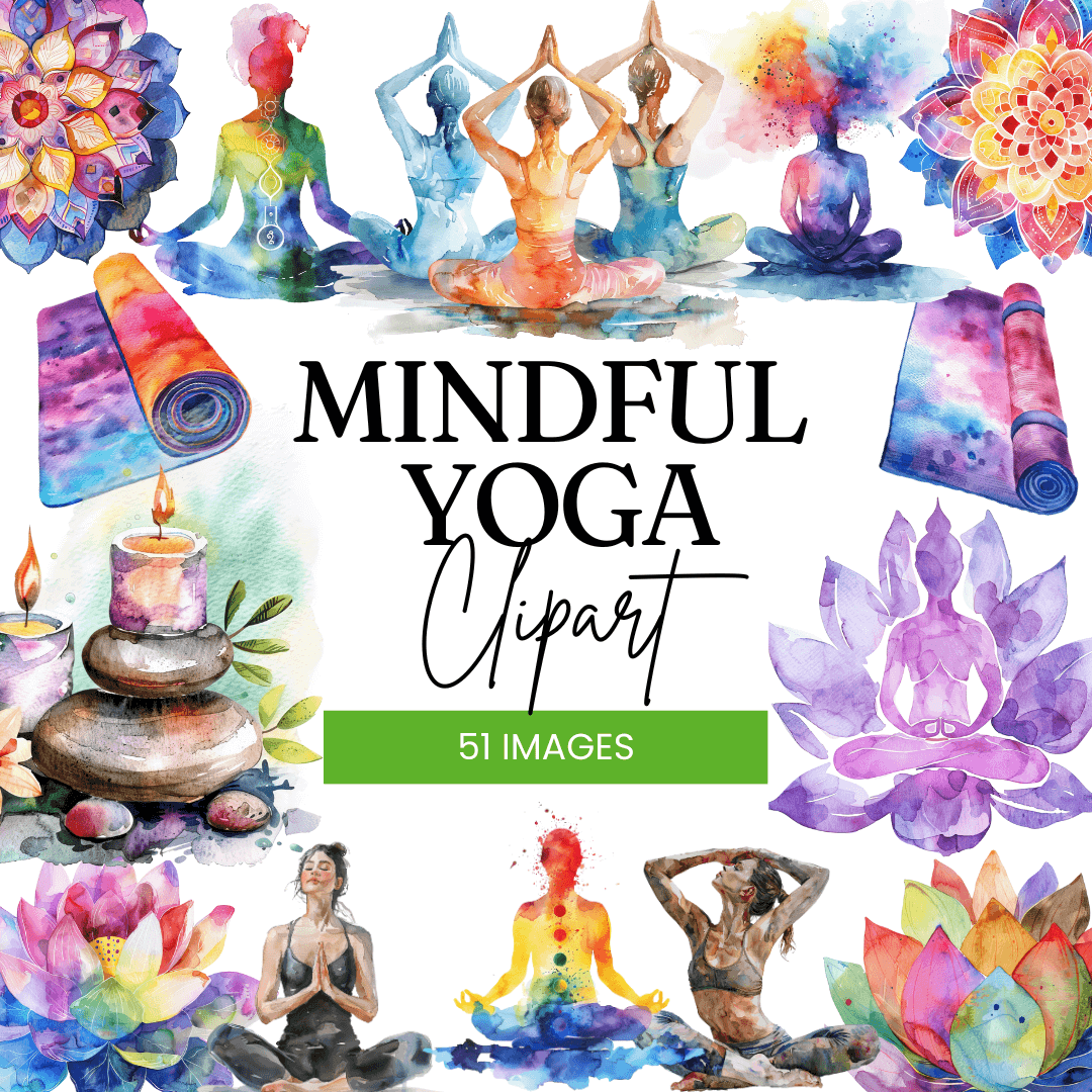 Mindful Yoga Clipart