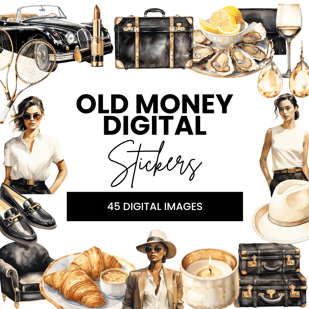 Old Money Digital Stickers