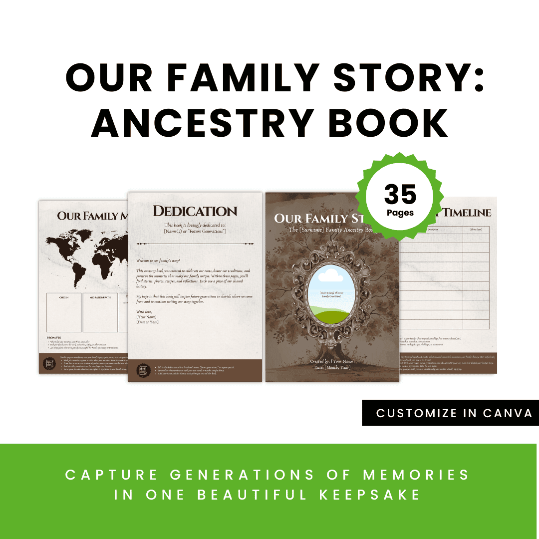 Our Family Story Ancestry Book