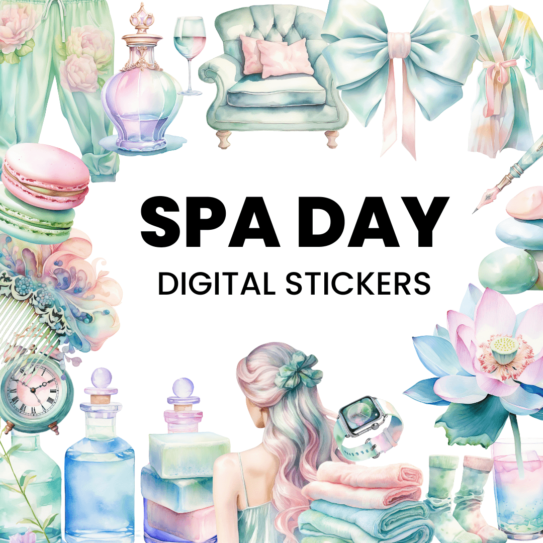 Spa Day Stickers
