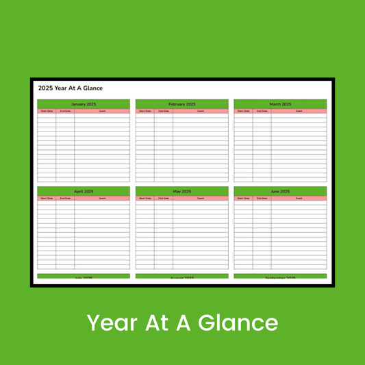 Year At A Glance
