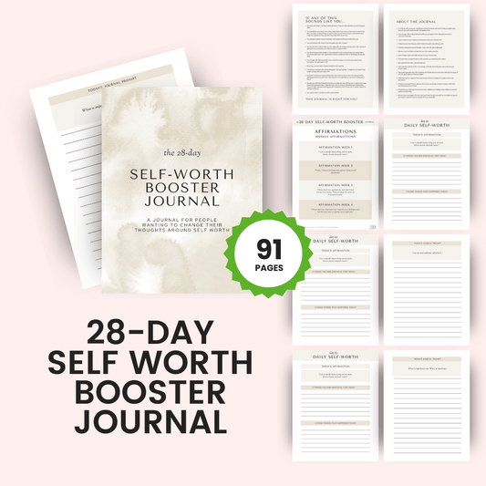 28 Day Self Worth Booster Journal