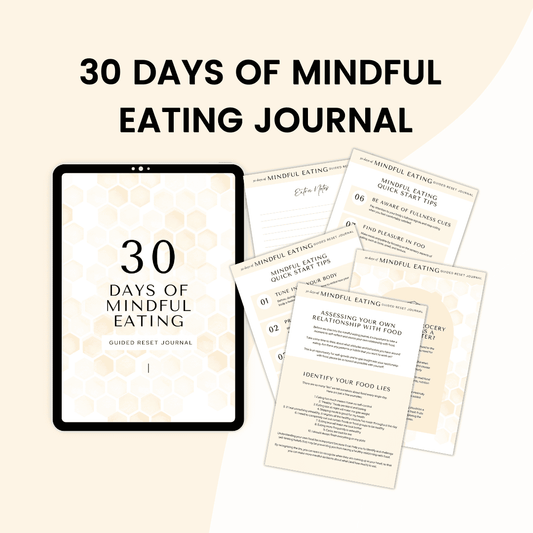 30 Days of Mindful Eating Journal HobbyScool