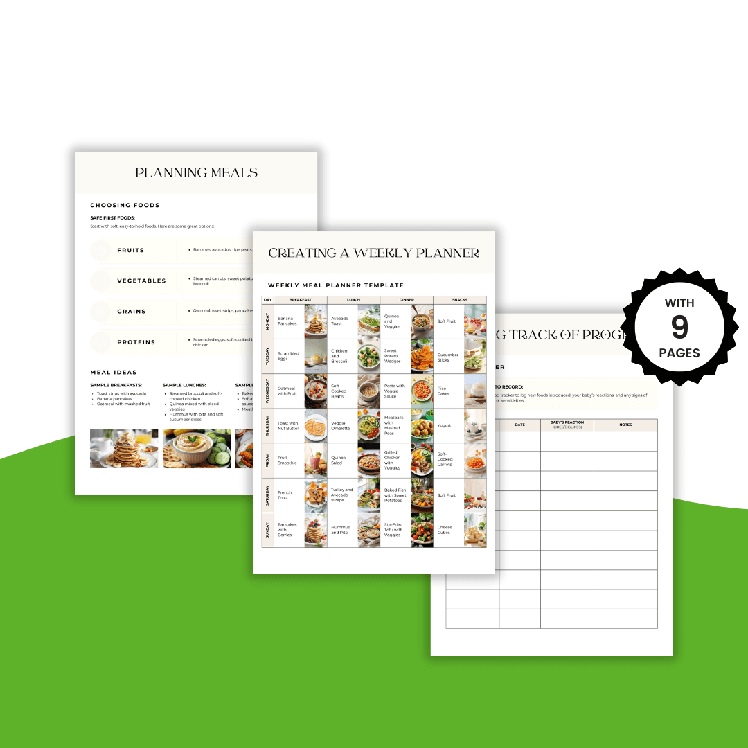 Baby Led Weaning Planner Images