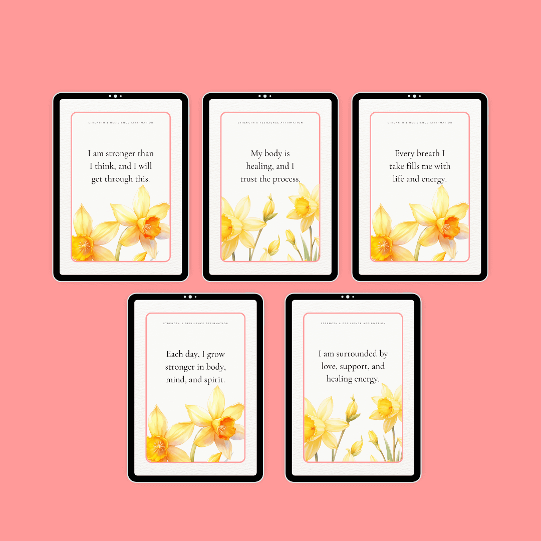 Cancer Affirmation Support Cards Images
