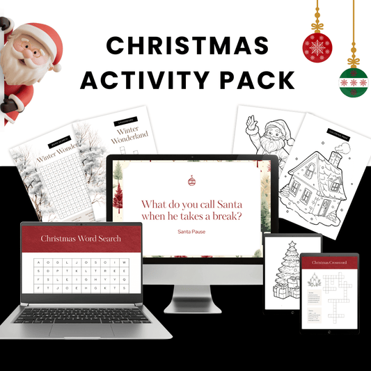 Christmas Activity Pack Mockup