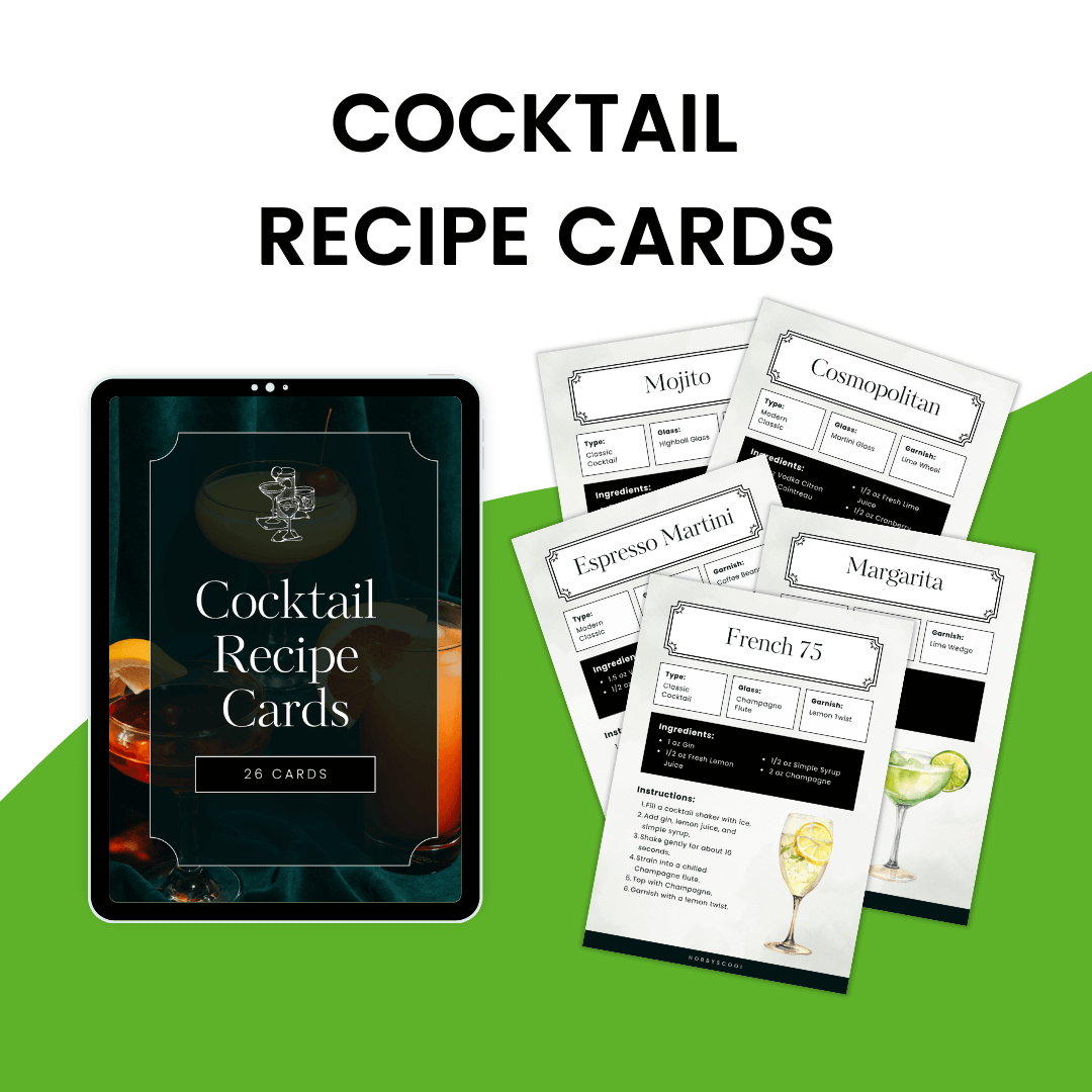 Cocktail Recipe Cards