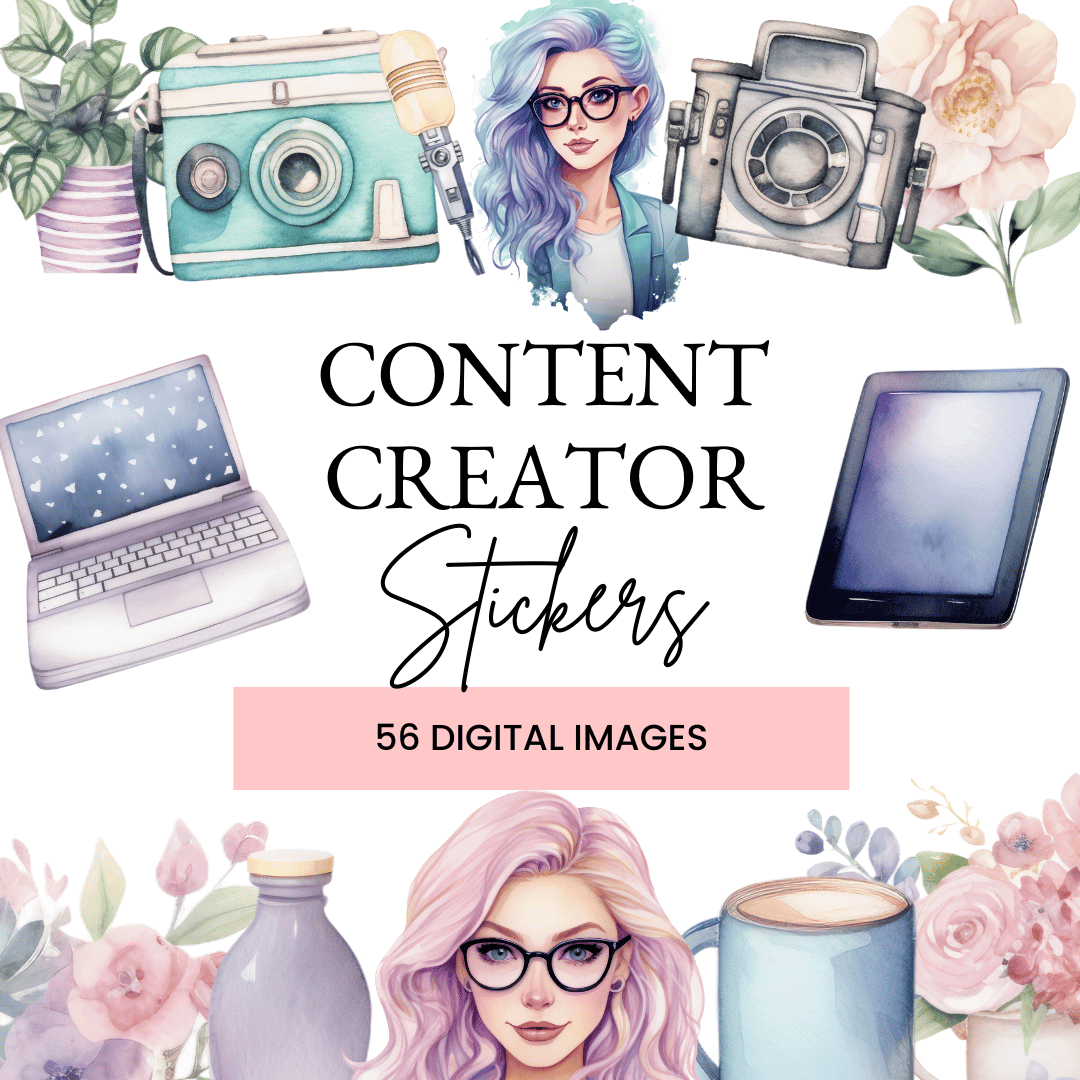 Content Creatore Sticker Content Creator Stickers – HobbyScool