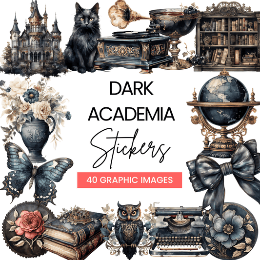 Dark Academia Stickers