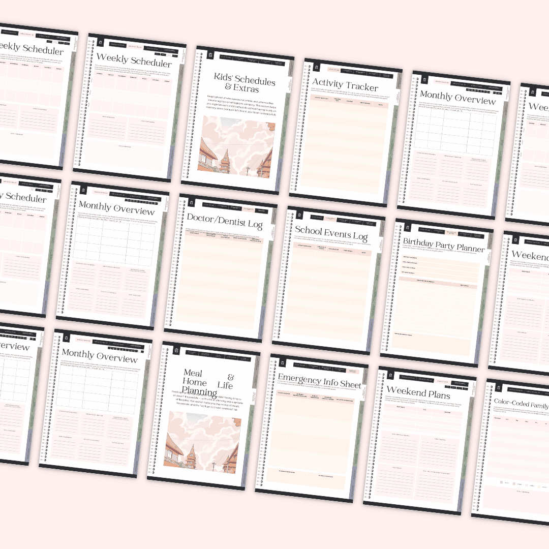 Digital Planner for Busy Moms Mock up 2