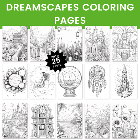 Dreamscapes Coloring Pages