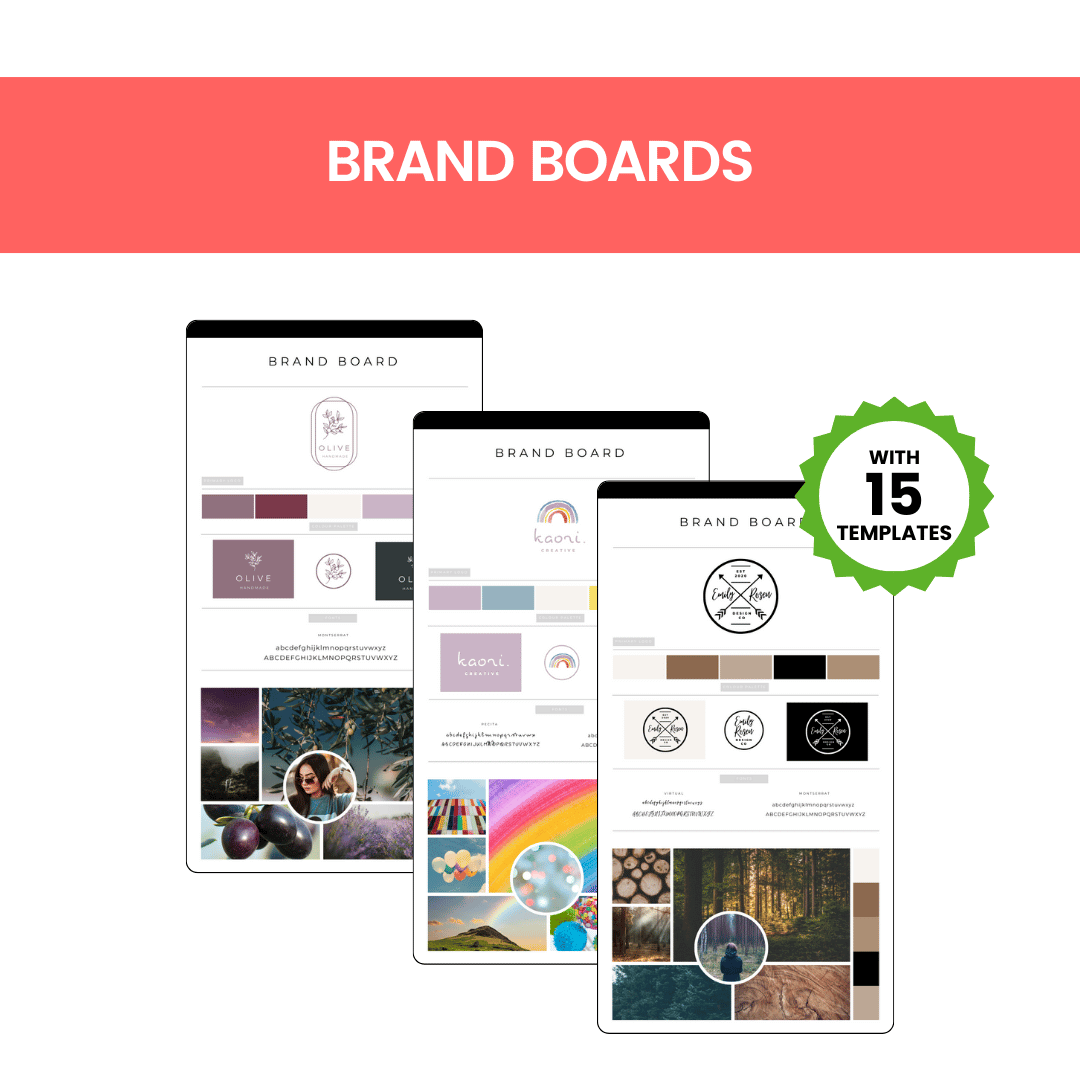 Etsy Shop Starter Kit Brand Boards