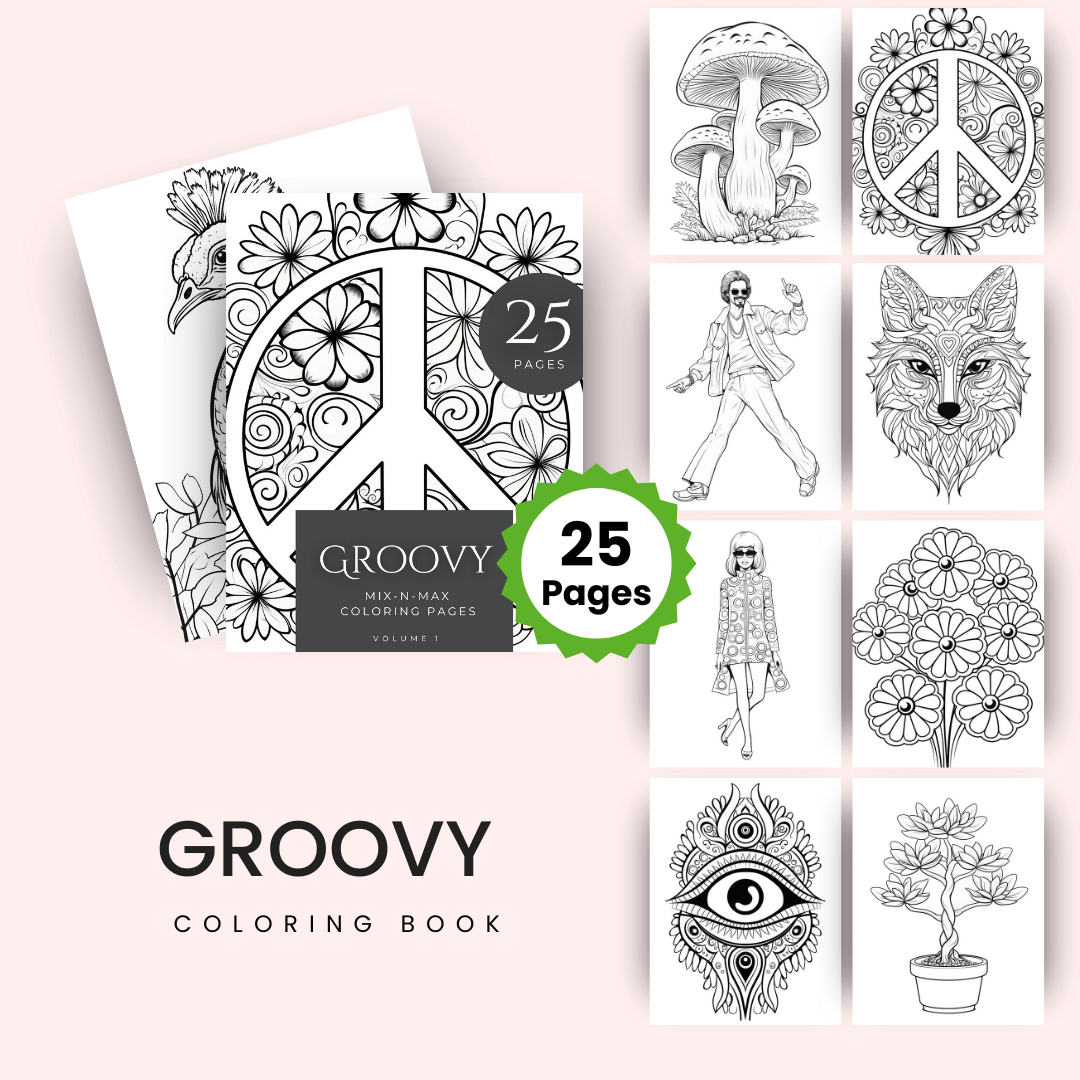 Groovy Coloring Book