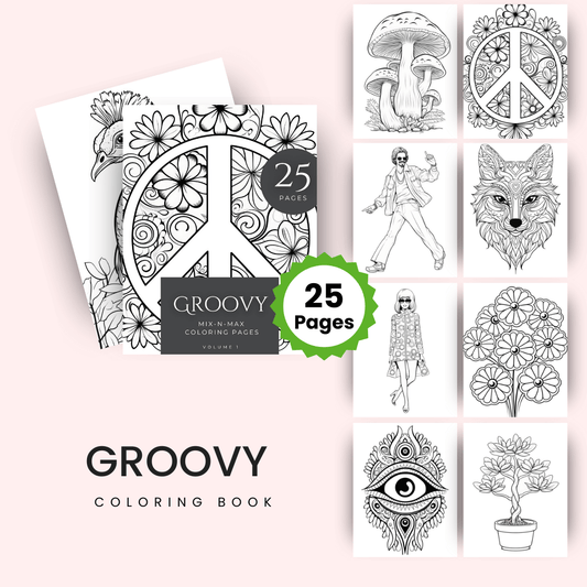 Groovy Coloring Book