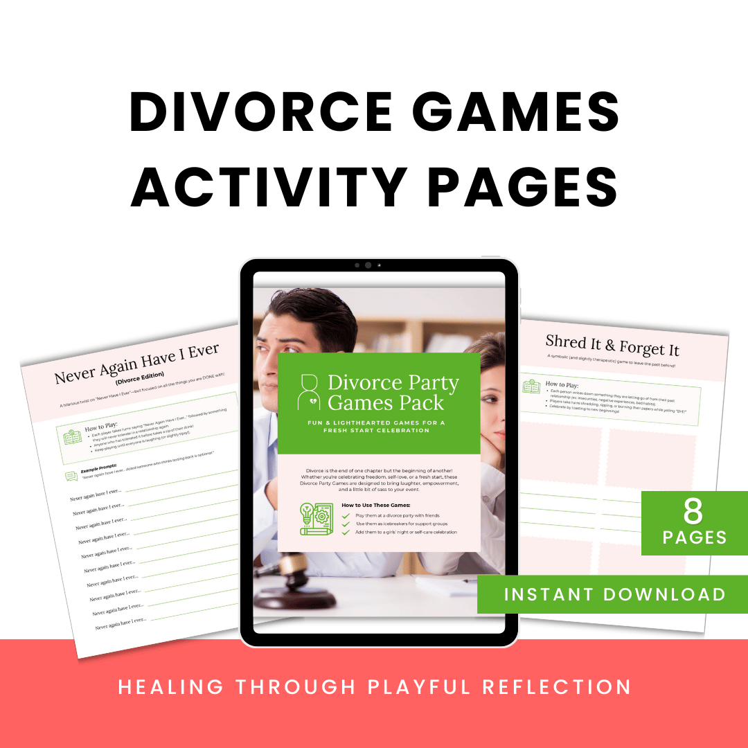 Divorce Games Activity Pages Template 1