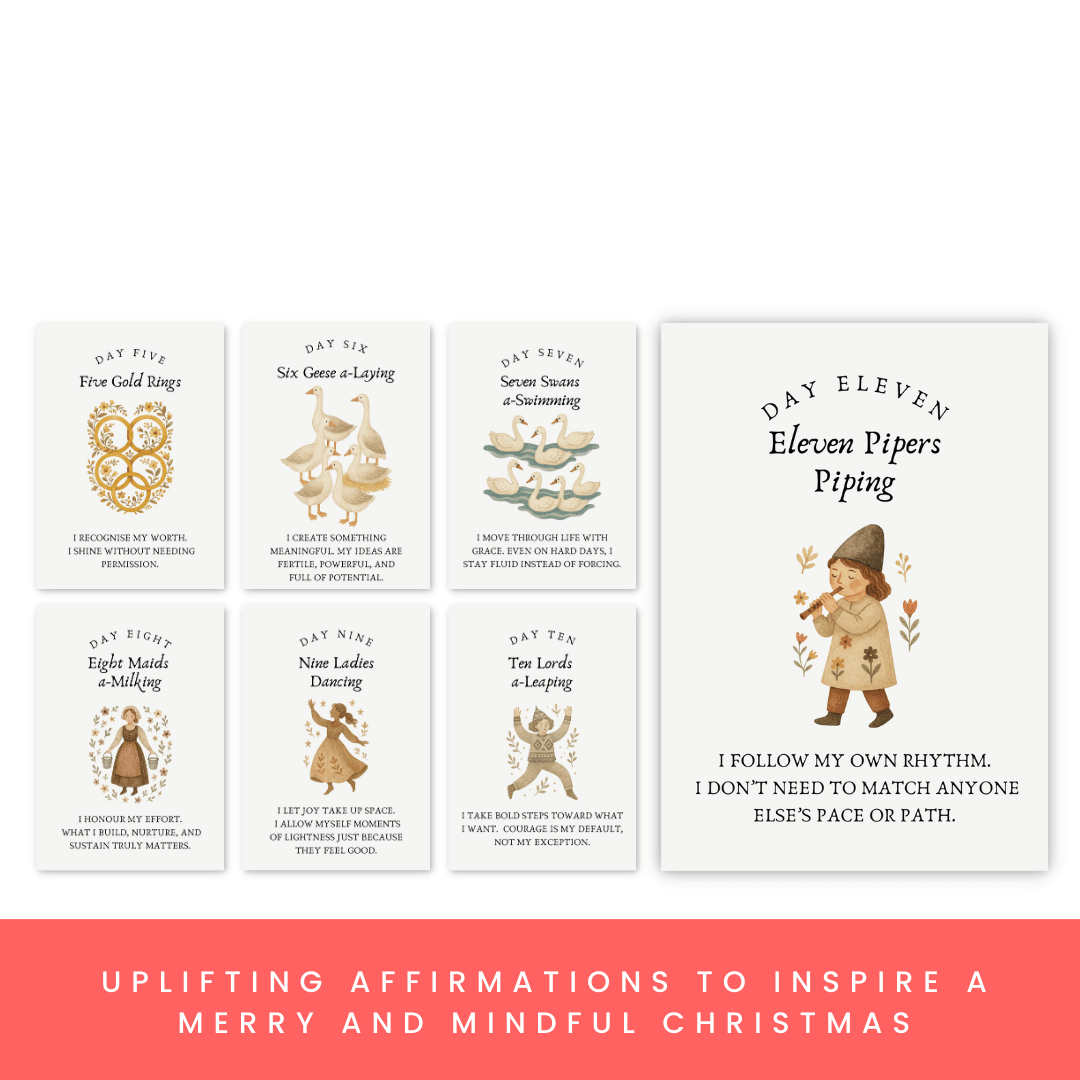 12 Days of Christmas Affirmations Mock up 1
