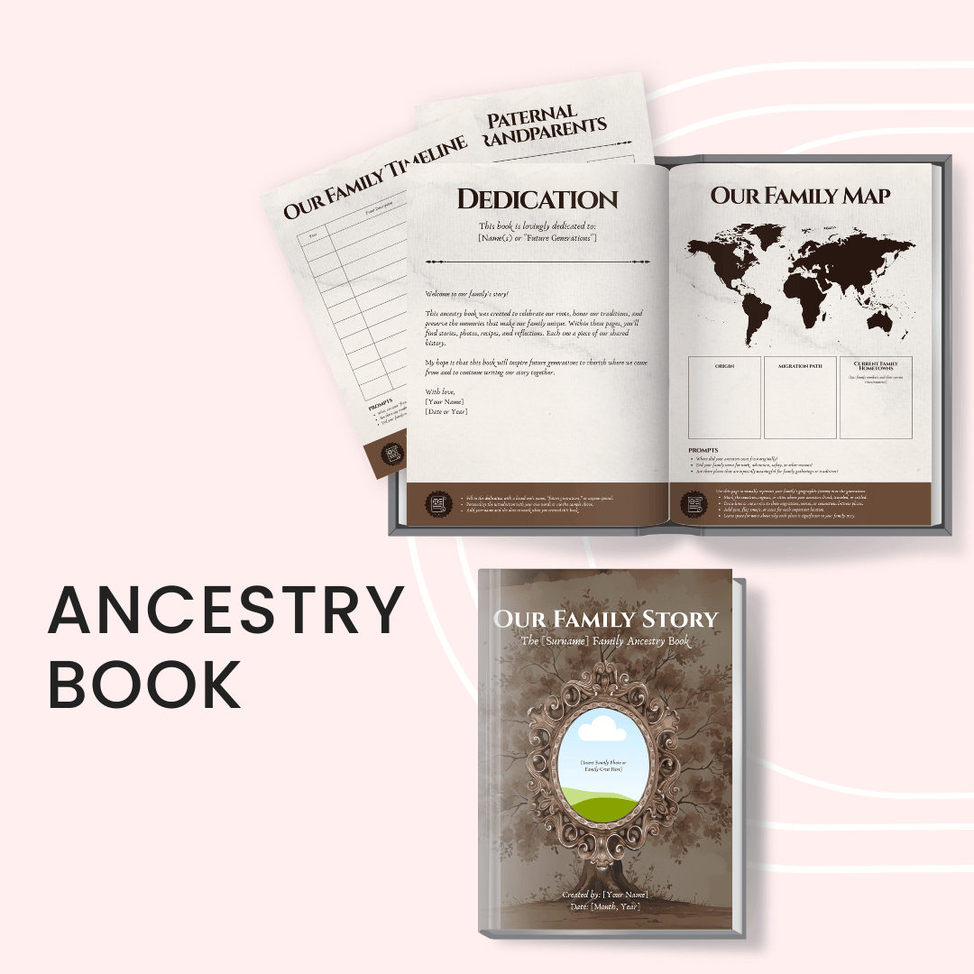 Ancestry Book Template 1