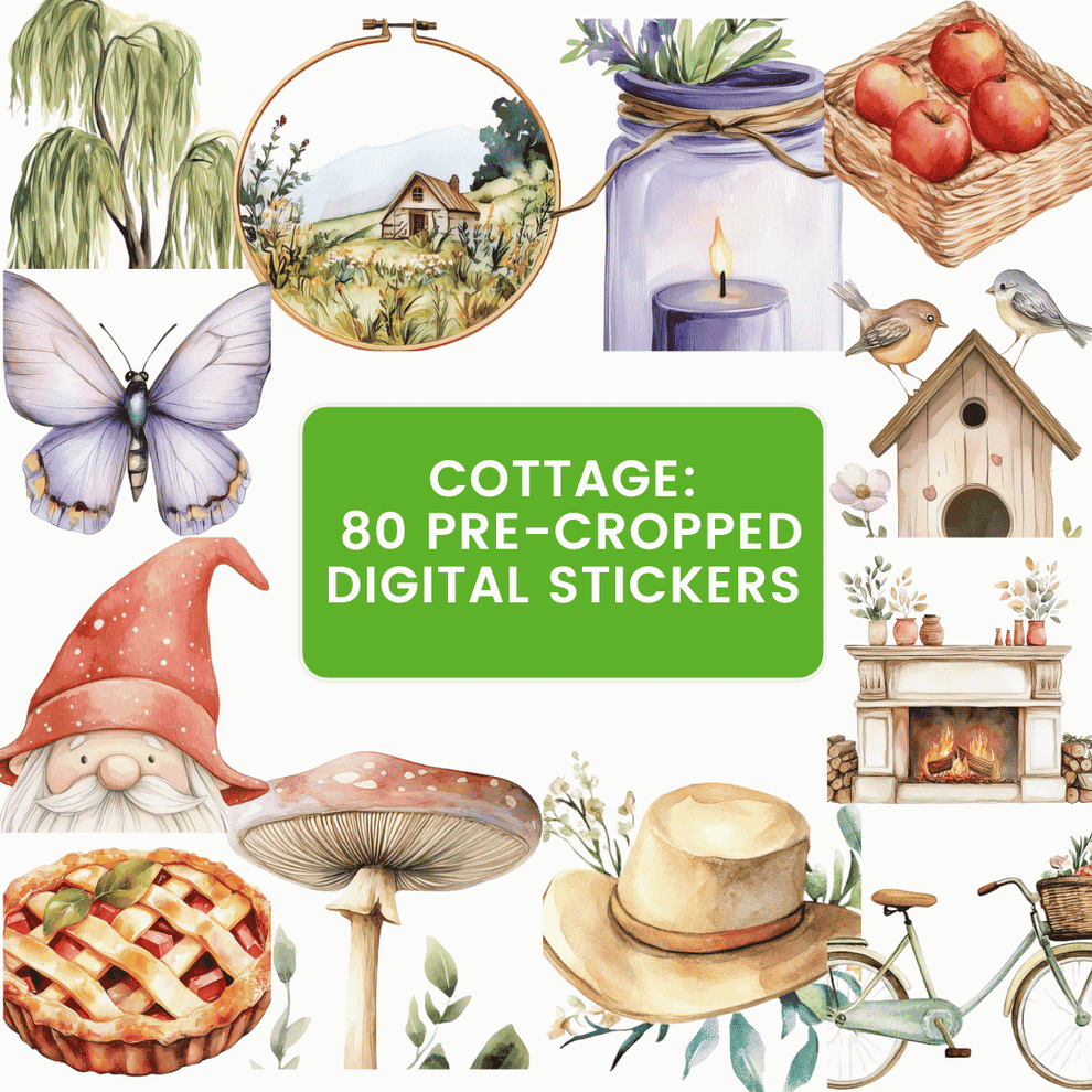 Cottage Stickers – HobbyScool