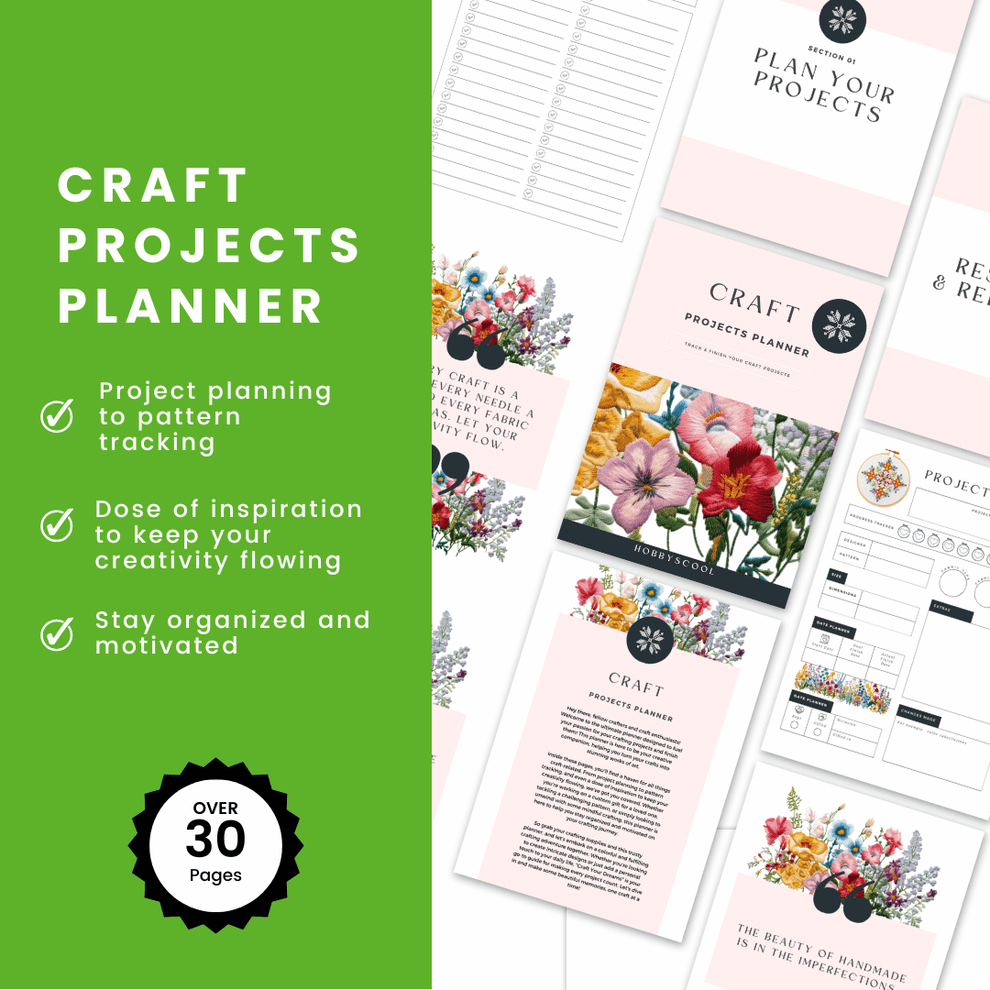 Craft/project Lc Project Craft Projects Planner – HobbyScool