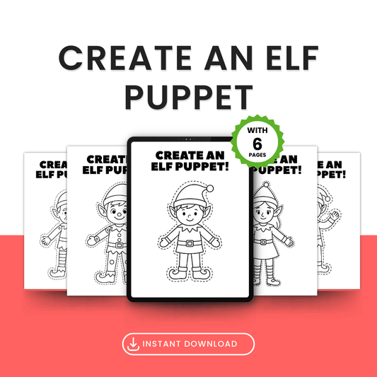 Create An Elf Puppet Mock up