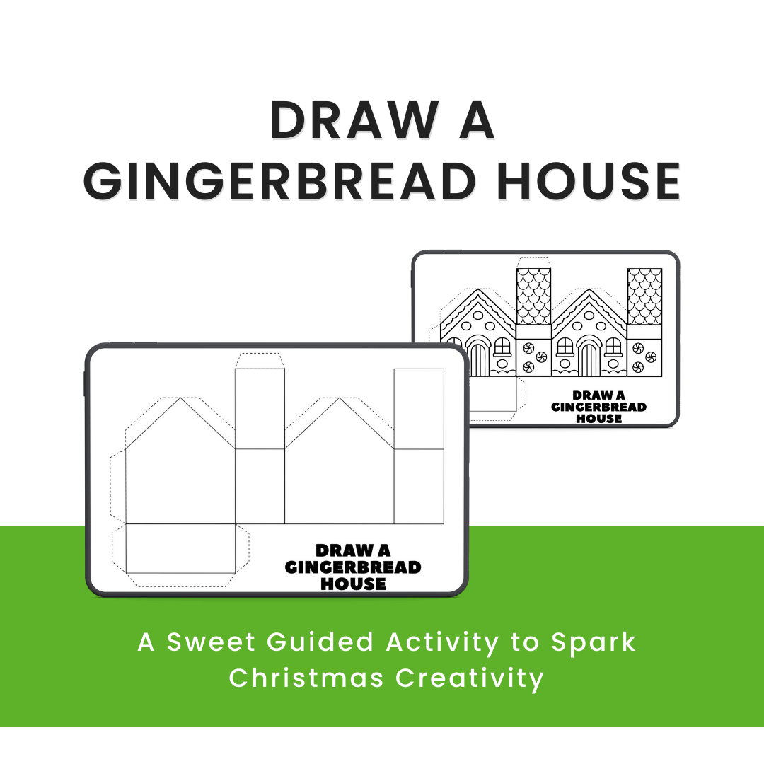 Draw a Gingerbread House