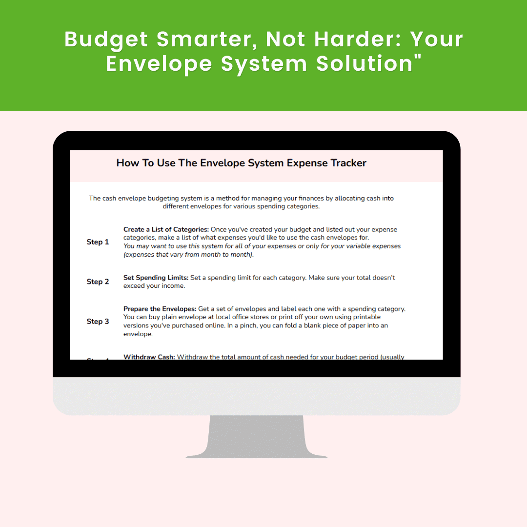 Envelope System Expense Tracker
