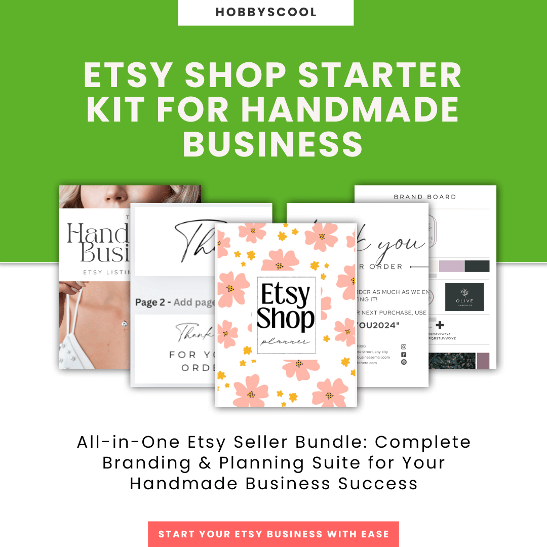 Etsy Shop Starter Kit for Handmade Business