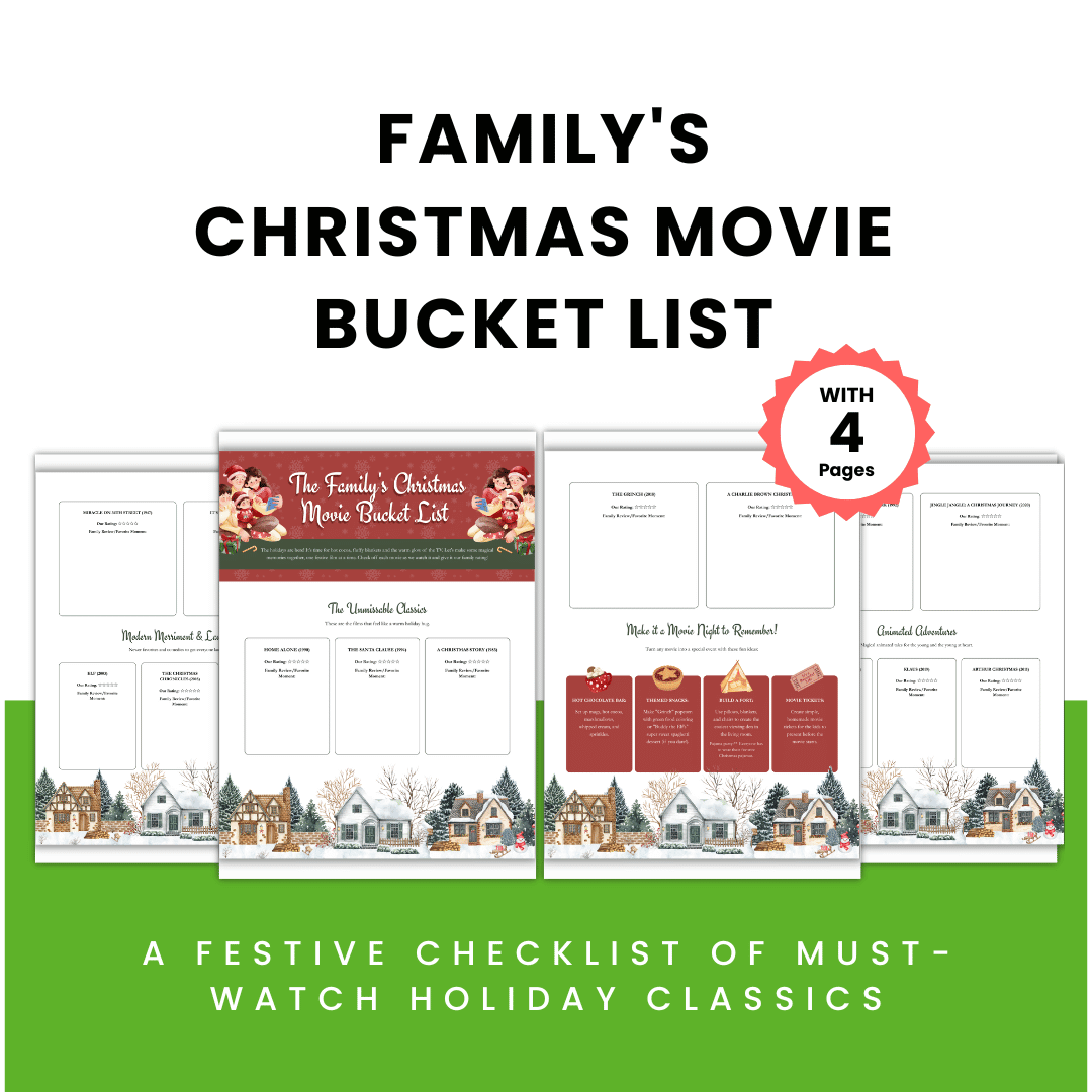 Family's Christmas Movie Bucket List