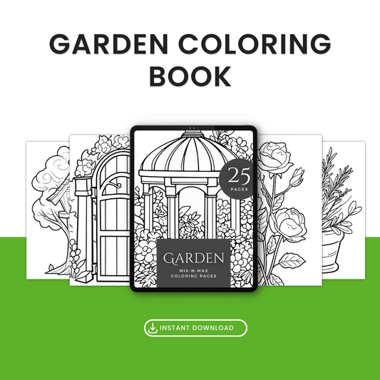 Garden Coloring Book