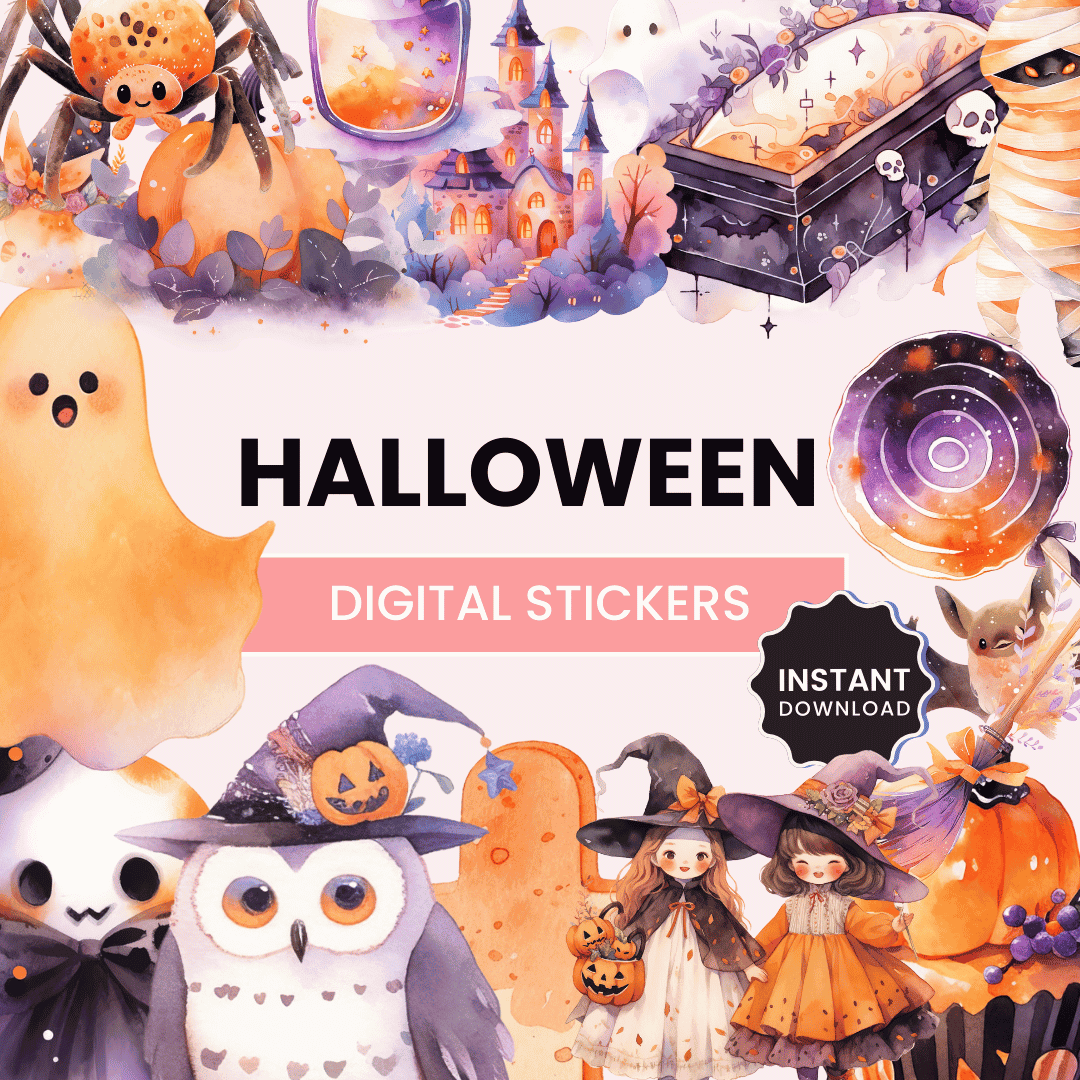 Halloween Digital Stickers